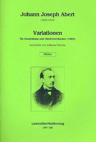 Variationen für Kontrabass und  Streichorchester  Partitur