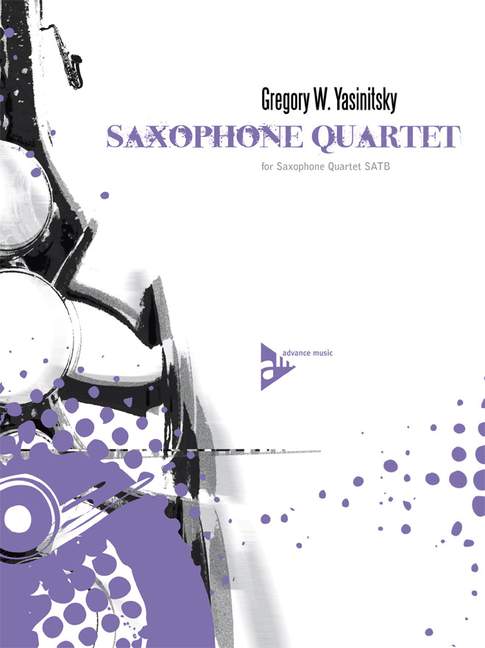 Saxophone Quartet  for 4 Saxophones (SATBar)  Partitur und Stimmen