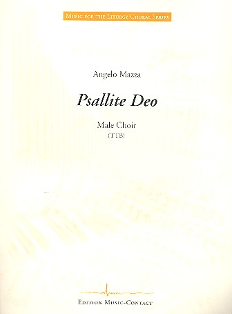 Psallite Deo  für Männerchor a cappella  Partitur