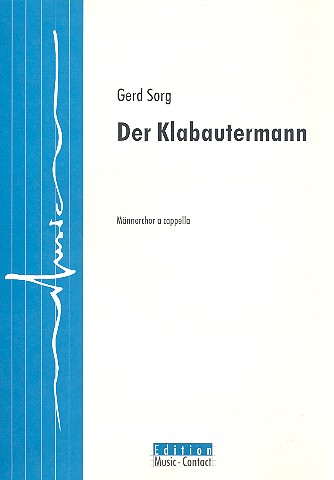 Der Klabautermann für Männerchor  a cappella  Partitur