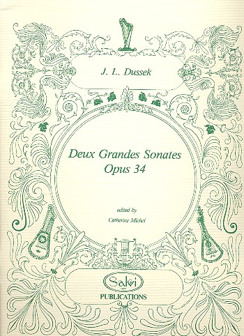 2 grandes sonates op.34  für Harfe  