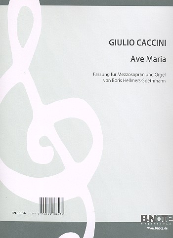 Ave Maria&nbsp;&nbsp;für Mezzosopran und Orgel&nbsp;&nbsp;