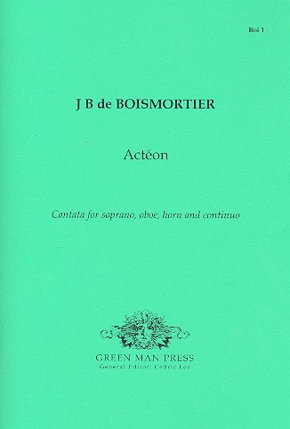 Actéon cantata for soprano, oboe, horn  and bc  score and parts