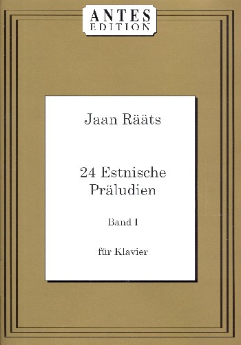 24 estnische Präludien Band 1  für Klavier  