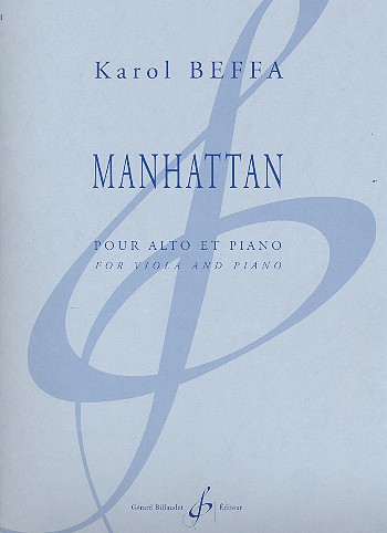 Manhattan pour alto et piano&nbsp;&nbsp;&nbsp;&nbsp;
