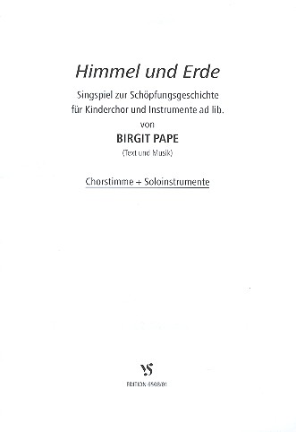 Birgit Pape - Himmel und Erde für Kinderchor und