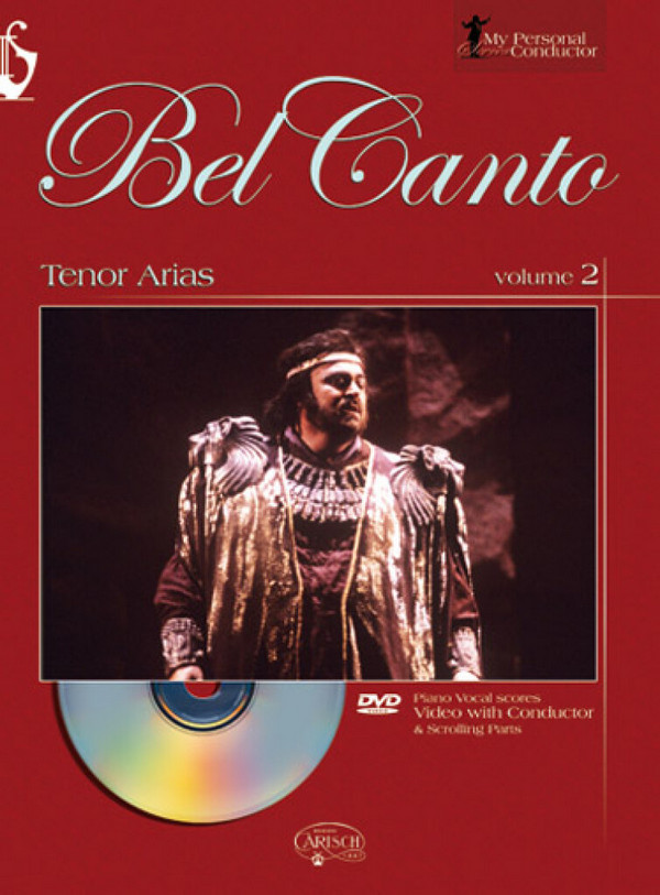 Tenor Arias vol.2 (+DVD)&nbsp;&nbsp;for tenor and piano&nbsp;&nbsp;