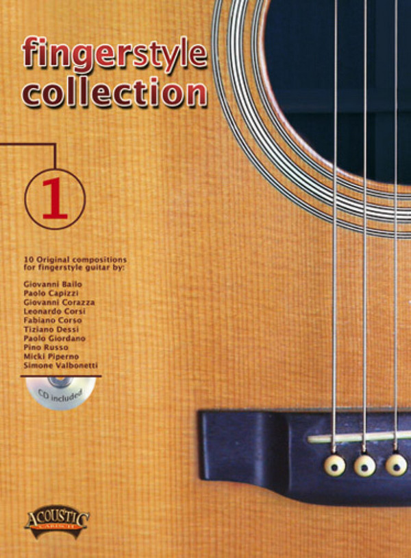 Fingerstyle Collection vol.1 (+CD):&nbsp;&nbsp;10 original compositions for&nbsp;&nbsp;fingerstyle guitar