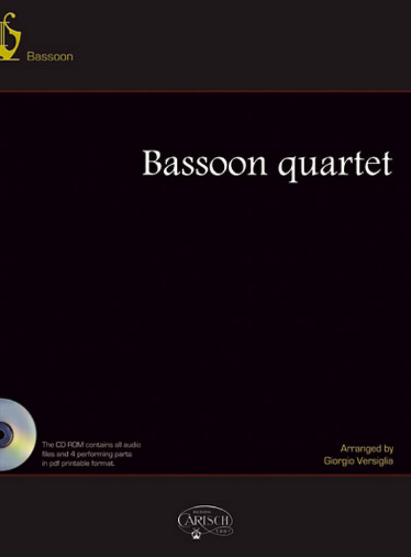 Bassoon Quartet (+CD-Rom)  13 pieces for 4 bassoons  score