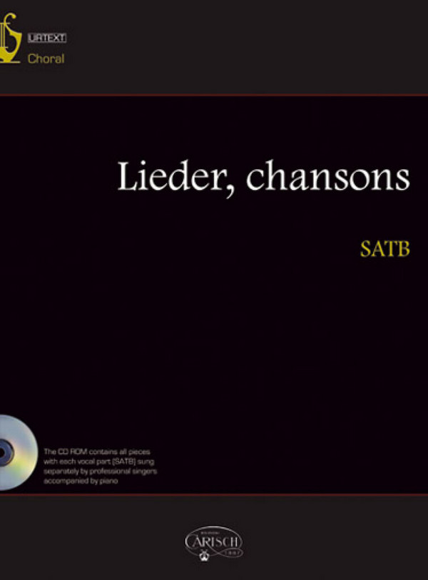 Lieder Chansons (+CD-Rom)&nbsp;&nbsp;für gem Chor a cappella&nbsp;&nbsp;Partitur