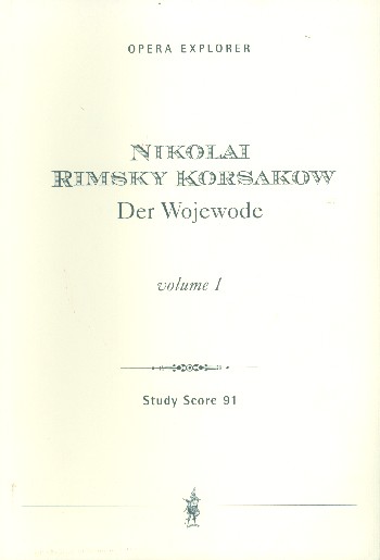 Der Wojewode (Bd.1+2+Libretto)  Studienpartitur+Libretto (en/kyr)  