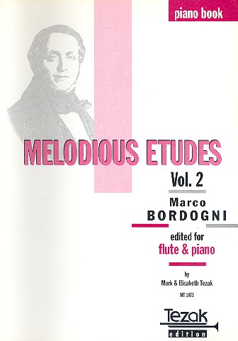 Melodious Etudes Vol.2  for flute and piano  