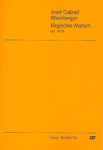Elegischer Marsch op.167b für Orchester&nbsp;&nbsp;Partitur&nbsp;&nbsp;