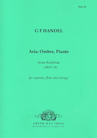 Ombre Piante HWV19 for soprano , flute&nbsp;&nbsp;2 violins, viola and basso&nbsp;&nbsp;score and parts