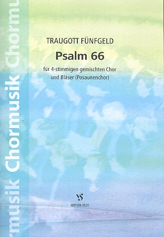 Psalm 66 für gem Chor und Bläser  Partitur  