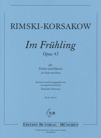 Im Frühling op.43&nbsp;&nbsp;für Violine und Klavier&nbsp;&nbsp;