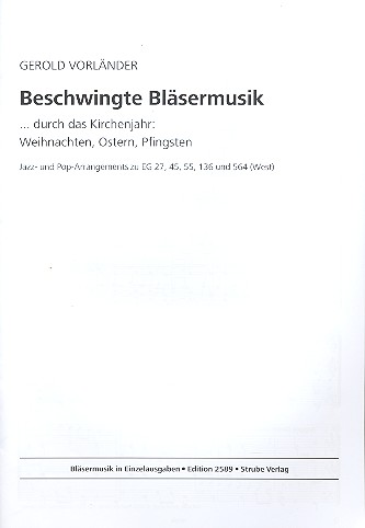 Beschwingte Bläsermusik &nbsp;&nbsp;für Bläserensemble&nbsp;&nbsp;Partitur