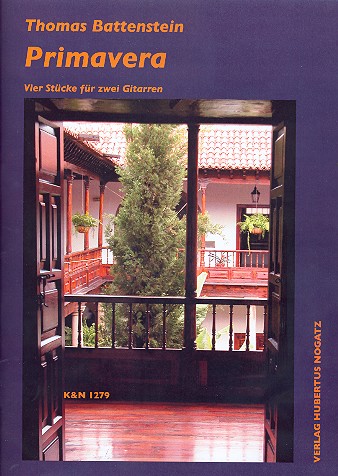 Primavera  für 2 Gitarren  Partitur und Stimme