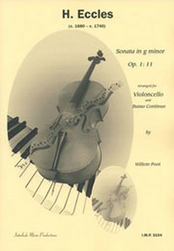 Sonate g-Moll op.1,11 für  Violoncello und Klavier  