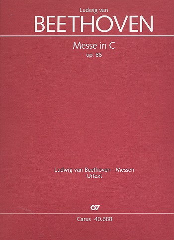 Messe C-Dur op.86&nbsp;&nbsp;für Soli, gem Chor und Orchester&nbsp;&nbsp;Partitur