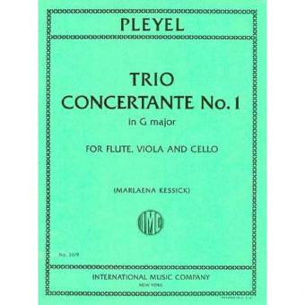 Trio Concertante g major no.1&nbsp;&nbsp;for flute, viola and cello&nbsp;&nbsp;score and parts