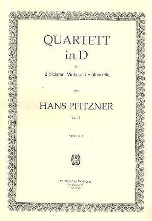 Streichquartett D-Dur op.13  Stimmen  