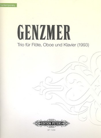 Trio (1993)  für Flöte, Oboe und Klavier  Stimmen