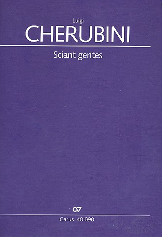 Sciant gentes für Soli, gem Chor und  Orchester  Partitur (la) (1829)