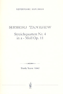 Streichquartett a-Moll Nr.4 op.11  Studienpartitur  