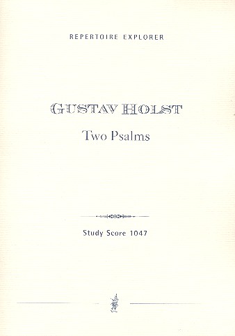 2 Psalms for mixed chorus, orchestra  and organ  study score