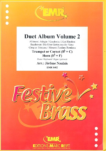 Duet Album vol.2 for trumpet (cornet)&nbsp;&nbsp;and horn (piano/keyboard/organ ad lib)&nbsp;&nbsp;score and parts