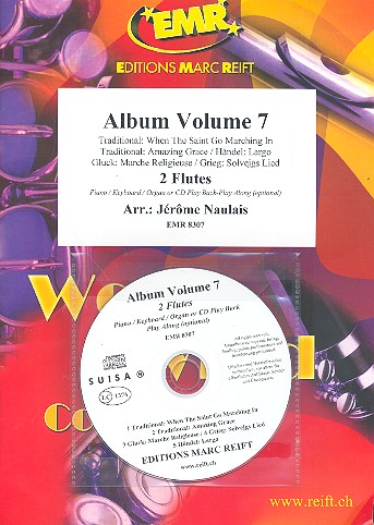 Album vol.7 (+CD) for 2 flutes&nbsp;&nbsp;(piano/keyboard/organ ad lib)&nbsp;&nbsp;2 scores