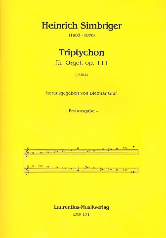 Triptychon op.111  für Orgel  