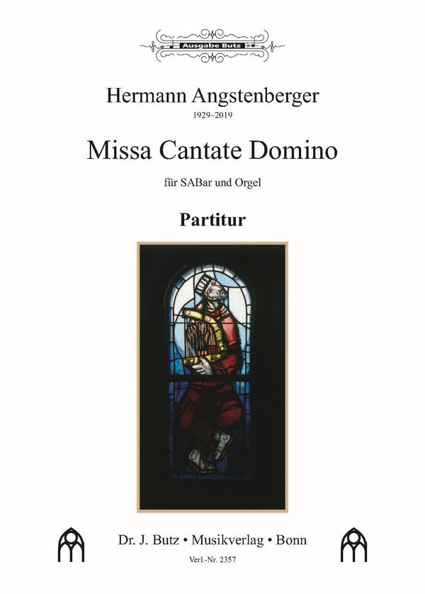 Missa Cantate Domino  für gem Chor (SABar) und Orgel  Partitur