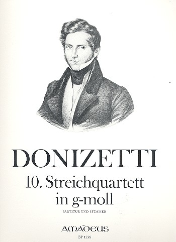 Quartett g-Moll Nr.10&nbsp;&nbsp;für Streichquartett&nbsp;&nbsp;Partitur und Stimmen