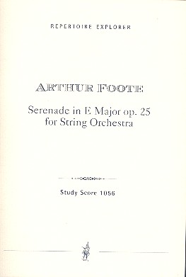 Serenade E-Dur op.25 für Streichorchester  Studienpartitur  