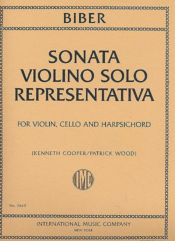 Sonata violino solo representativa&nbsp;&nbsp;for violin, cello and harpsichord&nbsp;&nbsp;parts