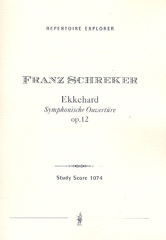 Ekkehard op.12 für Orchester  Studienpartitur  