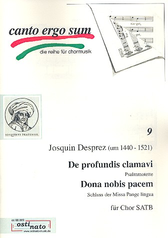 De profundis clamavi  und  Dona nobis  pacem für gem Chor a cappella  Partitur