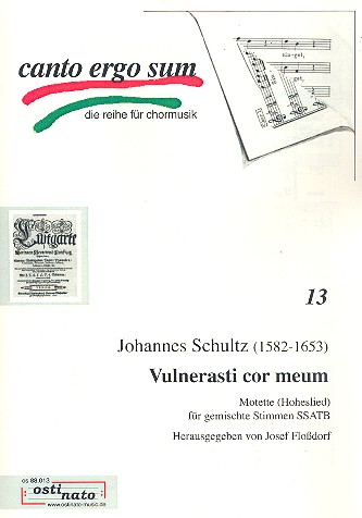 Vulnerasti cor meum für gem Chor  Partitur  