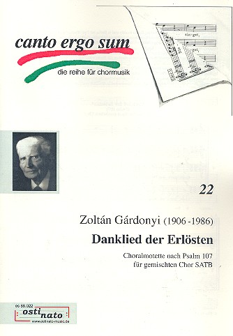 Danklied der Erlösten für gem Chor  a cappella  Partitur