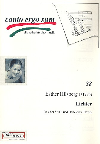 Lichter für gem Chor und Harfe (Klavier)  Partitur  