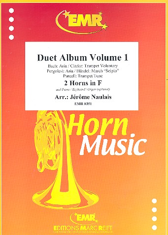 Duet Album vol.1: for 2 Horns in F&nbsp;&nbsp;(piano/keyboard/organ ad lib)&nbsp;&nbsp;2 scores