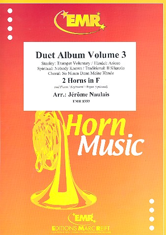 Duet Album vol.3 for 2 horns in F&nbsp;&nbsp;(piano/organkeyboard ad lib)&nbsp;&nbsp;2 scores