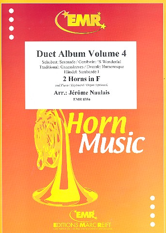 Duet Album vol.4 for 2 horns in F&nbsp;&nbsp;(piano/keyboard/organ ad lib)&nbsp;&nbsp;2 scores