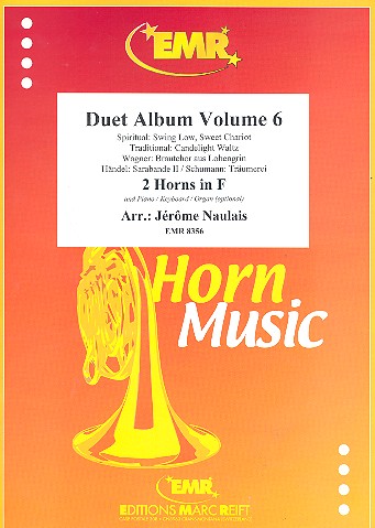 Duet Album vol.6 for 2 horns in F&nbsp;&nbsp;(piano/keyboard/organ ad lib)&nbsp;&nbsp;2 scores