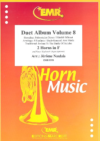 Duet Album vol.8 for 2 horns in F&nbsp;&nbsp;(piano/keyboard/organ ad lib)&nbsp;&nbsp;2 scores