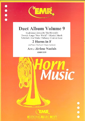 Duet Album vol.9 for 2 horns in F&nbsp;&nbsp;(piano/keyboard/organ ad lib)&nbsp;&nbsp;2 scores