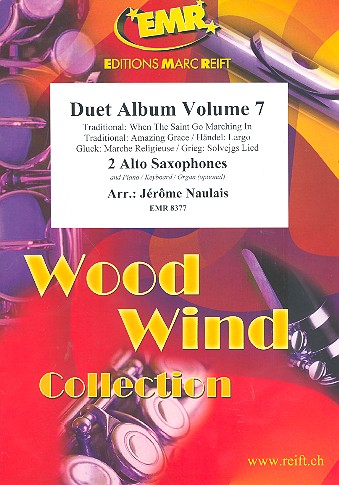 Duet Album vol.7 for 2 alto saxophones&nbsp;&nbsp;(piano/keyboard/organ ad lib)&nbsp;&nbsp;2 scores