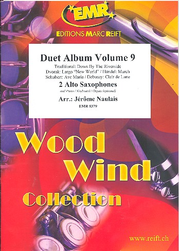 Duet Album vol.9 for 2 alto saxophones&nbsp;&nbsp;(piano/keyboard/organ ad lib)&nbsp;&nbsp;2 scores